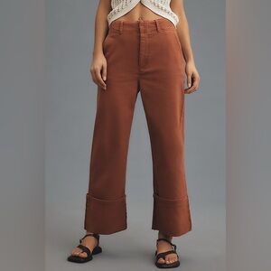 Anthropologie Pilcro relaxed cuff pants
